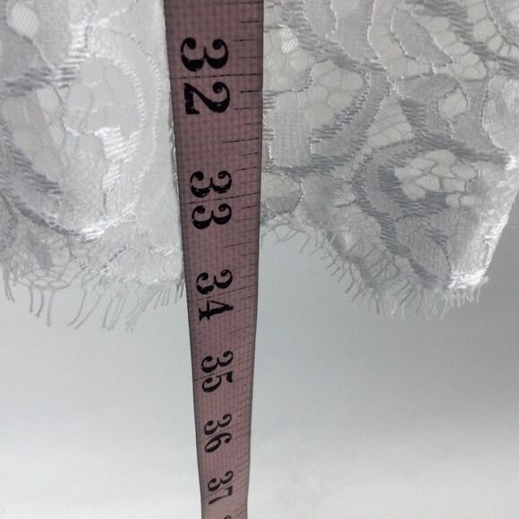 FLOWER GIRL PARTY DRESS Z 4-5 Y white pink mauve lace beaded wedding NEW B40 - Picture 3 of 7